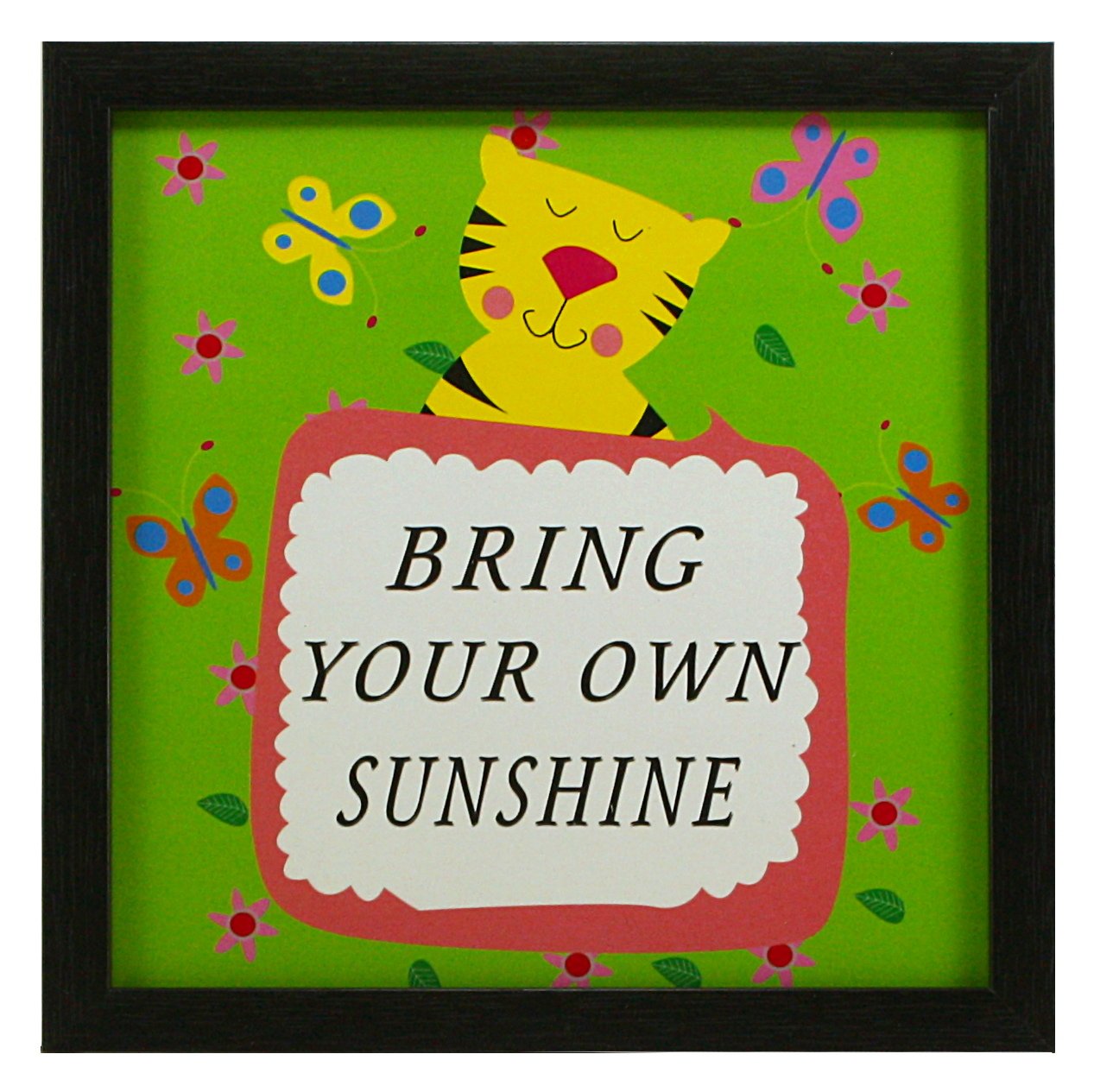 Indianara 3 Piece Set of Framed Wall Hanging Kids Room Decor Art Prints 8.7 INCH X 8.7 INCH Without Glass